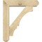 Ekena Millwork Balboa Craftsman Rough Sawn Bracket w/ Offset Brace, Douglas Fir, 6"W x 24"D x 28"H BKT0604X24X28BOA04RDF - alternate 2